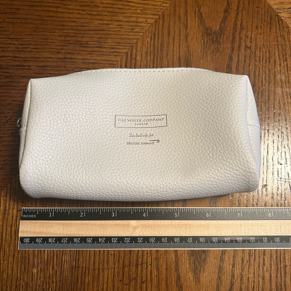 The White Company London British Airways Toiletry Bag No Product Just Bag New - Picture 1 of 5